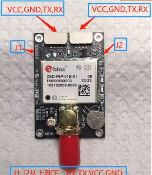 ZED-F9P EZD-F9K RTK Differential High-Precision GPS Module for UAV Mapping