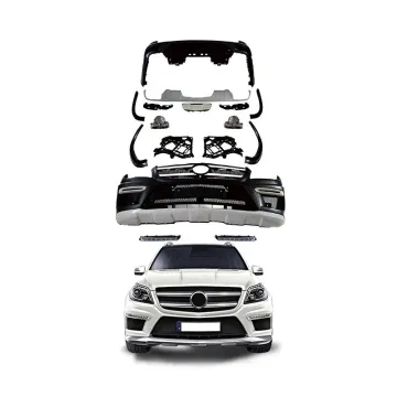 GBT Vehicles Refitted Mercedes Facelift Kit for 2012-2014 Benz GL X166 Bumper Grille Body Kit