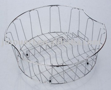 round S/S basket for kitchen sink