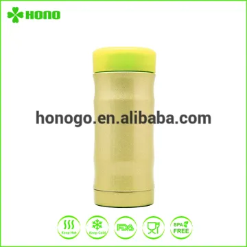 Hot selling stainless steel thermos bamboo travel mug