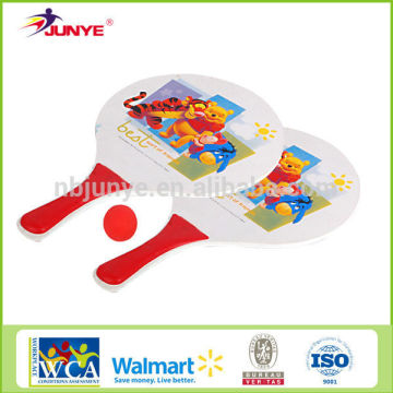 Ningbo Junye promotional wooden rackets set with EN71