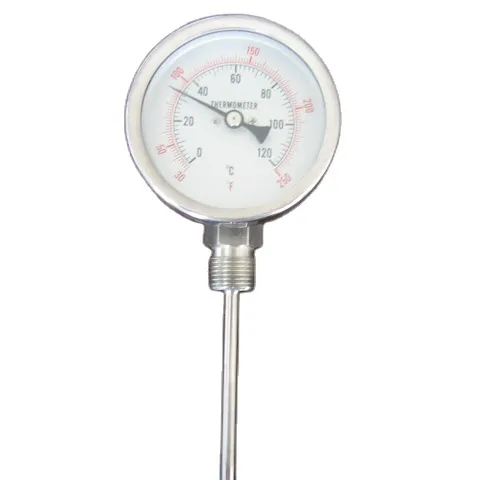 Industrial Thermometer Bottom Connection Temperature Instruments