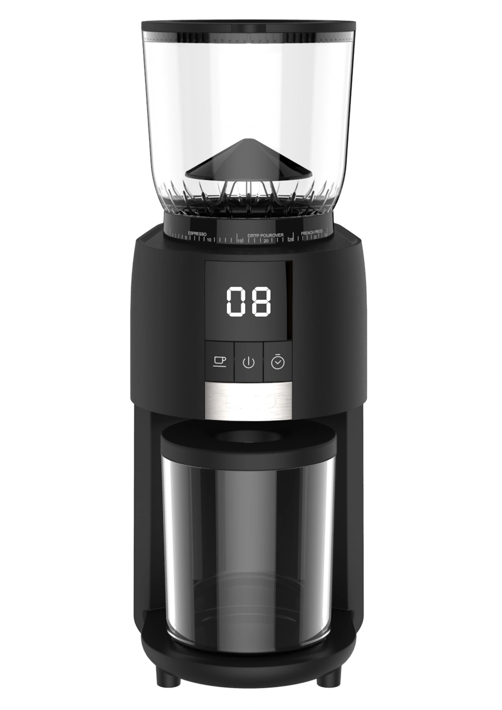 Electric Conical Burr Coffee Grinder With Anti-static, Touchscreen