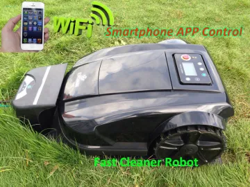 WIFI APP Smartphone Control Robot lawn mower with Water-proofed charger