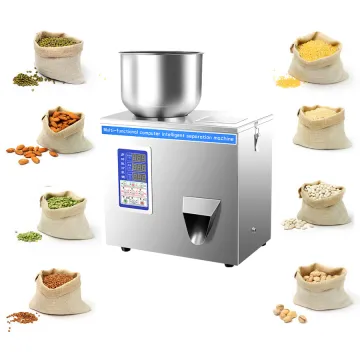 Semi-Automatic Desktop Dispenser for Coffee Beans, Flour, Rice, and Tea Powder