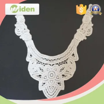 100 % Cotton Lace Collars Patterns Dress Code Open Collar for Dresses