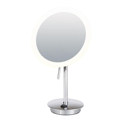 Round vanity mirror with light