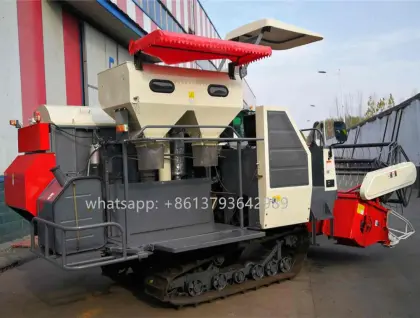 Affordable 102KW Rice Harvest Machine with Combine Wheat and ROPS