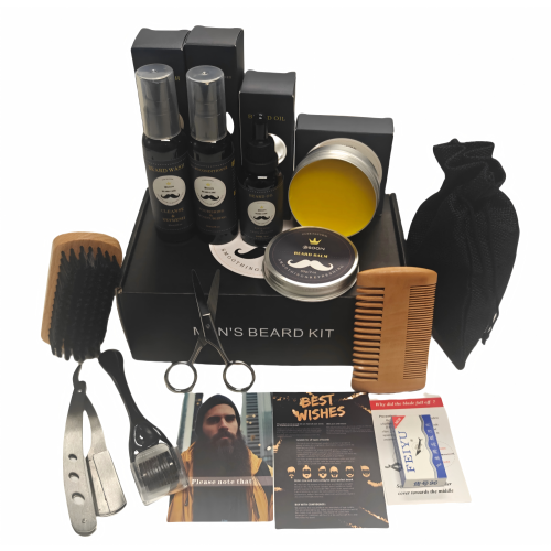 Presente de kit de barba do conjunto de 11 peças