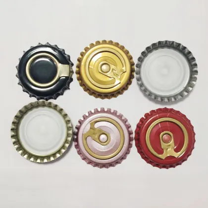 Custom 26mm Crown Beer Caps - Metal and Tinplate for Soda Water Bottles