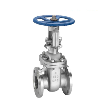 COVNA DN150 6 Inch Manual Gate Valve with Flange End, Stainless Steel 316 and Resilient Seat - PN16 High Pressure