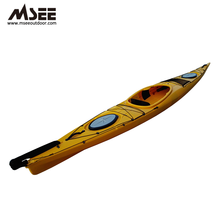 Used Tandem Fiberglass Whitewater Kayak 110cc