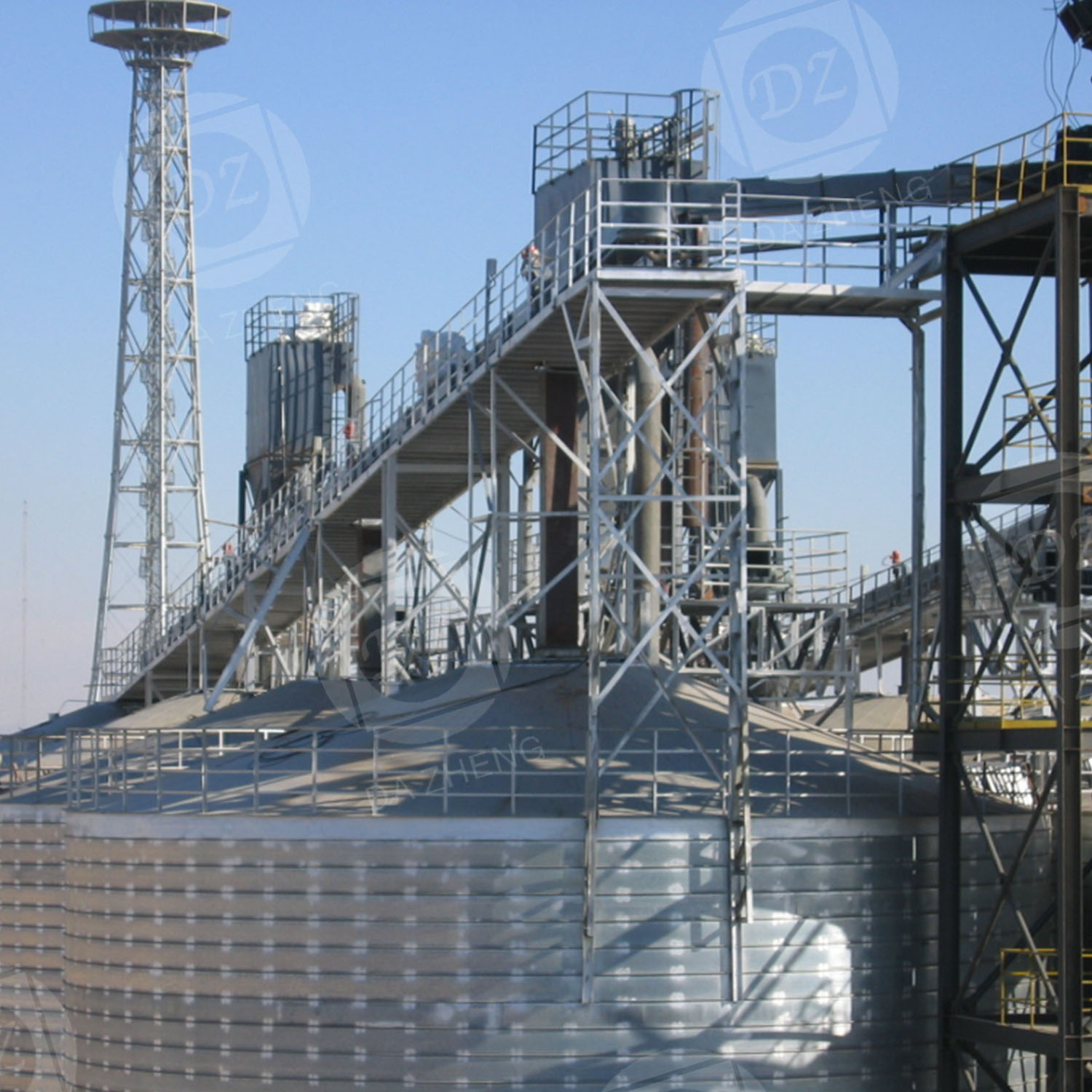 Welded Steel Plate Silos for Ore Storage