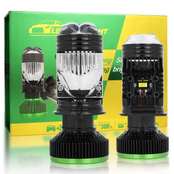 230W H4 Mini Lens BI LED Projector Headlights - 24000lm High Brightness Car & Motorcycle LED Headlamp