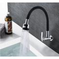 Maggie: Wall mounted kitchen faucet tap cold water only factory wholesale flexible hose kitchen faucet tap