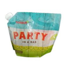 Large capacity stand-up water wine spout bag