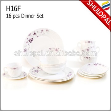 Opal Glass dinner set Opal Dinnerware 16 pcs dinner set