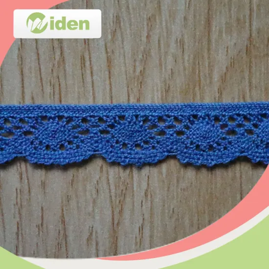 Customized Width 1.5 CM Cotton Crochet Lace Trim