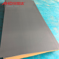 Folha de PVC cinza escuro U 6mm rígida