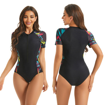 Womens Wetsuit One Piece Swimwear & Rash Guard Swimsuit for Surfing & Diving