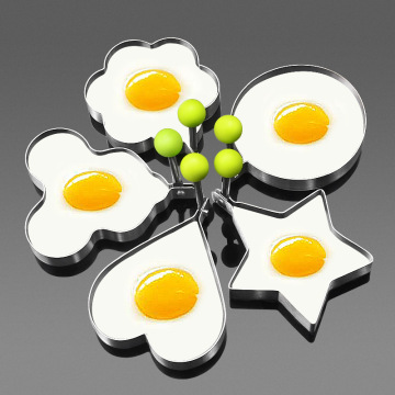Stainless Steel Heart-Shaped Egg Frying Machine for Breakfast Baking