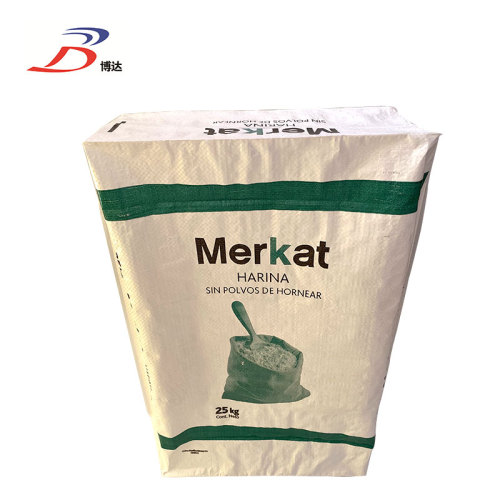 Sugar flour block bottom valve PP woven bag