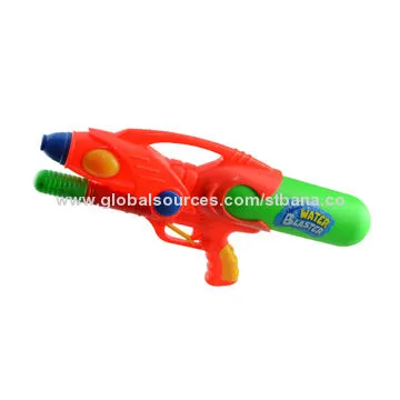 Water Pump Gun, 7m Maximum Distance, Green and Red 2-color Assorted