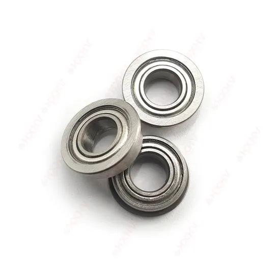 Stainless Steel Deep Groove Ball Bearing SMF128ZZ 8x12x3.5mm Flanged HXHV