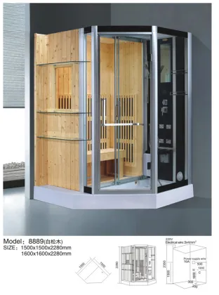 Sauna Shower and Sauna Combos