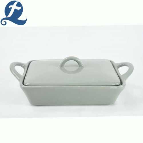 Simple Baking ware bakeware with handle and lid