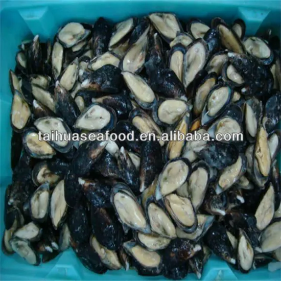 frozen cooked mussels shells