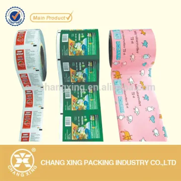 Printed laminated soft plastic sachet film for spices/candy/sauce packaging