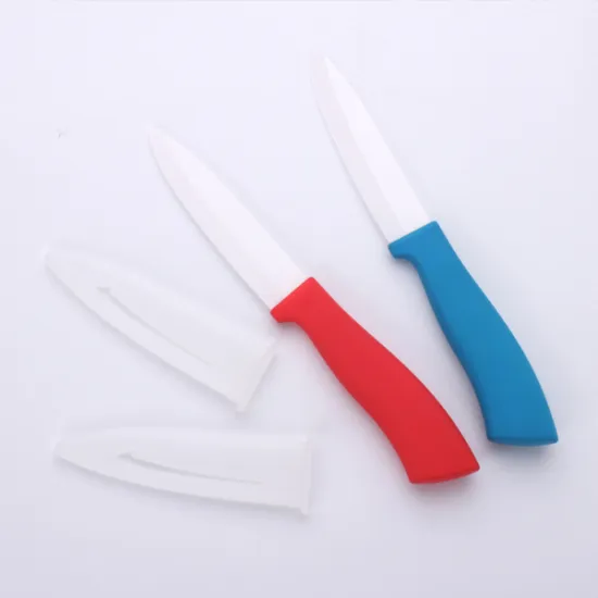 4 Inch Ceramic Knife with red handle