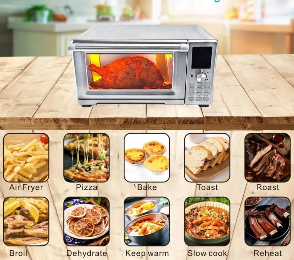 Mechanical Timer Control electric desk oven electric oven with hot plate double deck electric bread oven stove