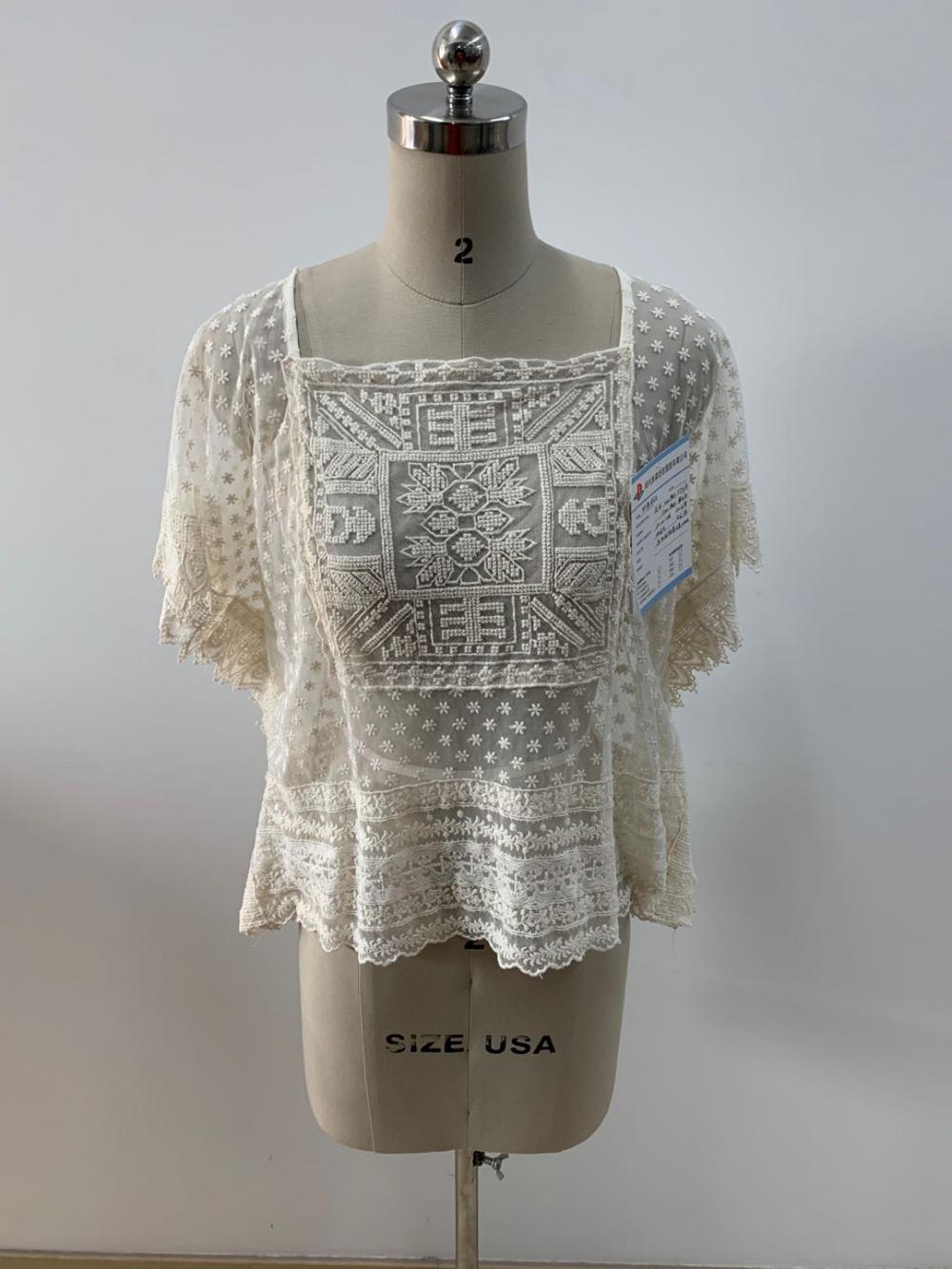 Fashionable Lady's Embroidered Blouse