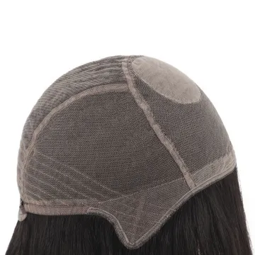 100% Virgin Human Hair Breathable Alopecia Wig with Multi-Directional Silk Top: Ready to Ship Medical Wigs