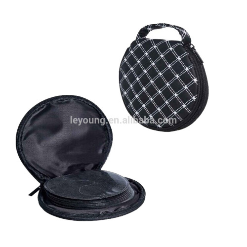 Personal Leather Cd Dvd Storage Case With Handle, High Quality Personal
