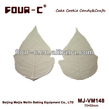 Poinsettia bract veiner,silicone veiner mold,cake design mold