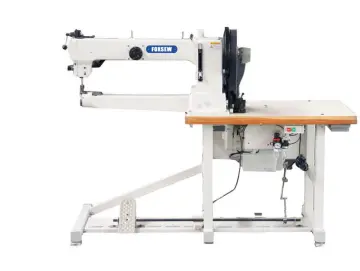 Long Arm Cylinder Bed Compound Feed Walking Foot Heavy Duty Sewing Machine