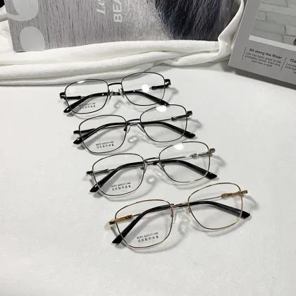 Hot Sale Lightweight Titanium Eyeglasses Frames Retro Alloy Glasses Frames