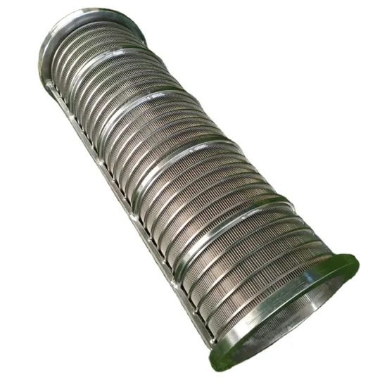 Wedge Wire Screen Filter Drum for Cow Dung Dewatering Machine