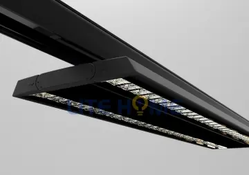 LED twin track linear light for supermarket