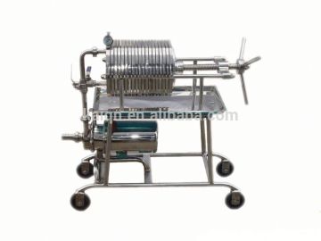 stainless steel hydraulic wine filter press