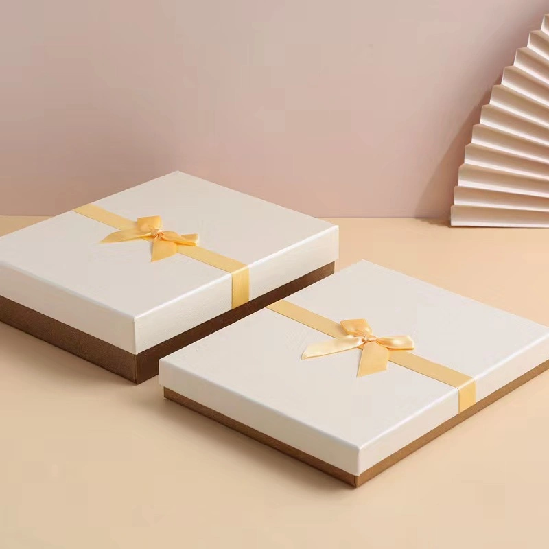 Gift Holiday Jewelry Perfume Shopping Raffia Raffia Mariage d'anniversaire Emballage Cartons Paper Box