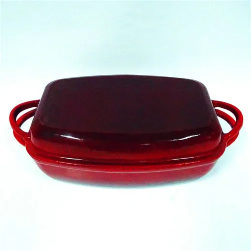Rectangular Enamel Cast Iron Bakeware
