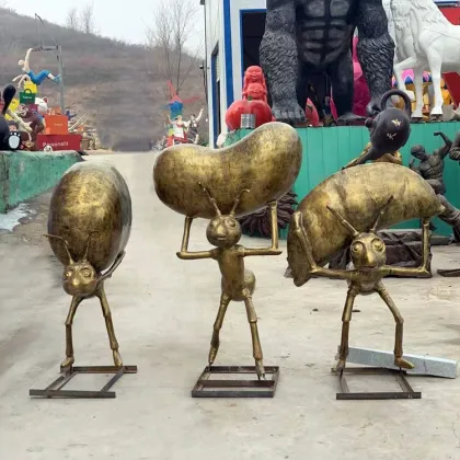 Wholesale decoration fiberglass ant statue