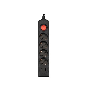 New Power Strip with 2 USB Charging Ports