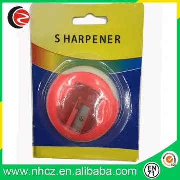 Pink Round double holes sharpener