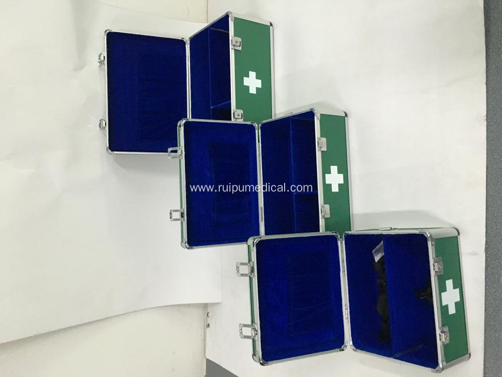 Aluminum Alloy First Aid Box with Locks and Handle