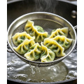 Bolinhos congelados - misture com cebolinha, ovos e camarão